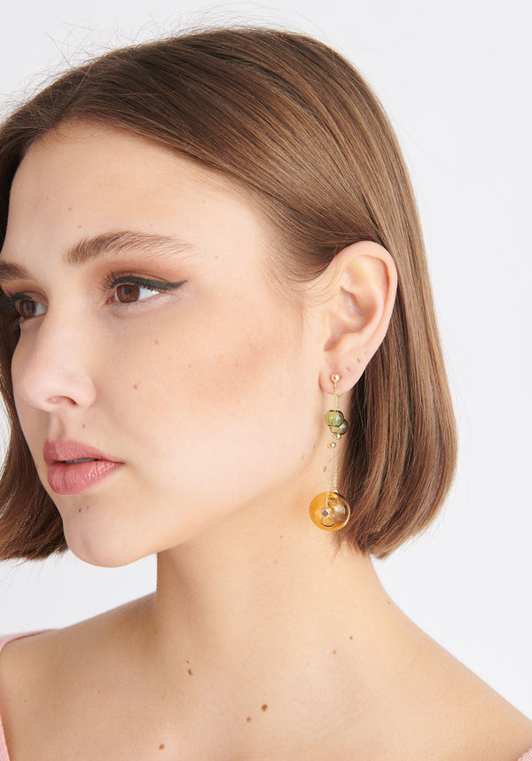 Paisie Double Chain Earrings